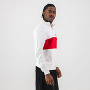 B2B Vodacom Quarter Zip Sweat White