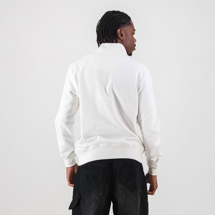 B2B Vodacom Quarter Zip Sweat White