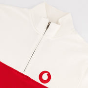 B2B Vodacom Quarter Zip Sweat White