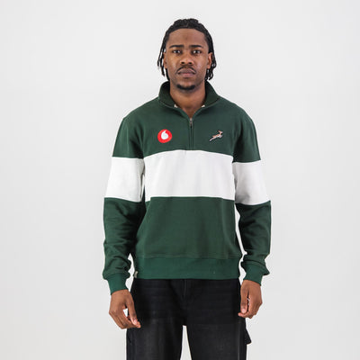 B2B Vodacom SB Classic Hoop Quarter Zip-OS Green