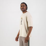 Doctor Khumalo Boxy Crew Tee-Ivory