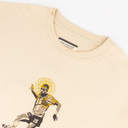 Doctor Khumalo Boxy Crew Tee-Ivory