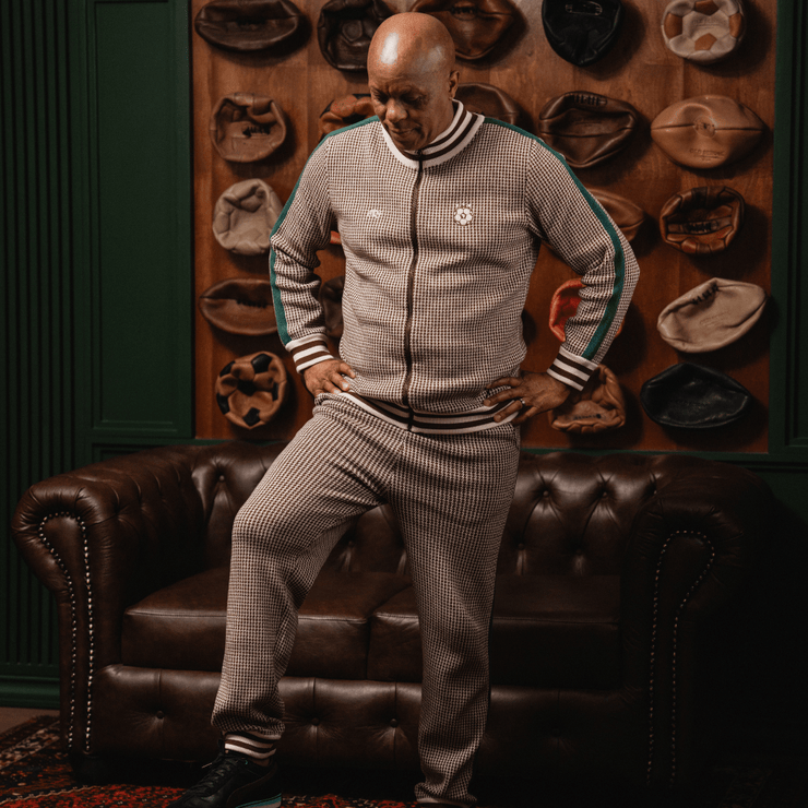 Doctor Khumalo Knitted Track Pants-Ivory