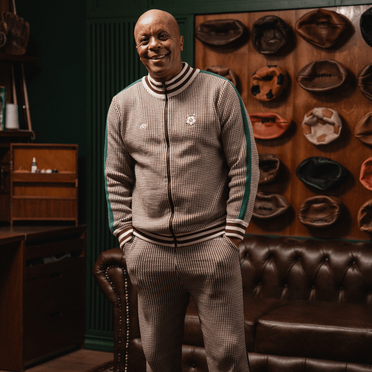 Doctor Khumalo Knitted Track Pants-Ivory