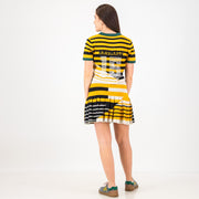 Doctor Khumalo Pleated Knit Mini Skirt-Ivory