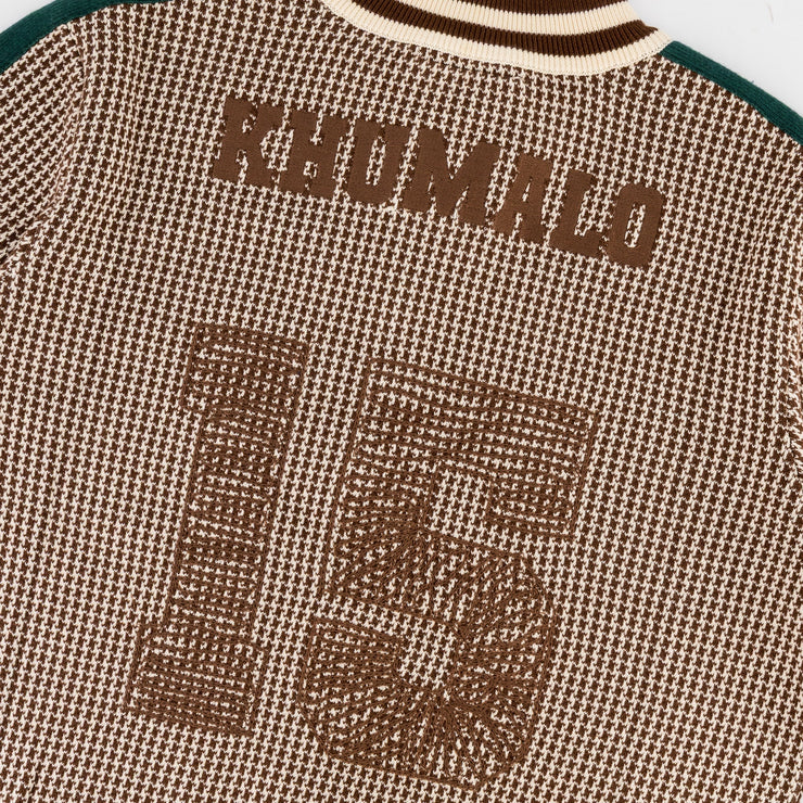 Doctor Khumalo Zip Through Knit Jersey-Ivory