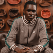 Doctor Khumalo Zip Through Knit Jersey-Ivory