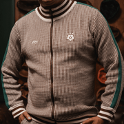 Doctor Khumalo Zip Through Knit Jersey-Ivory