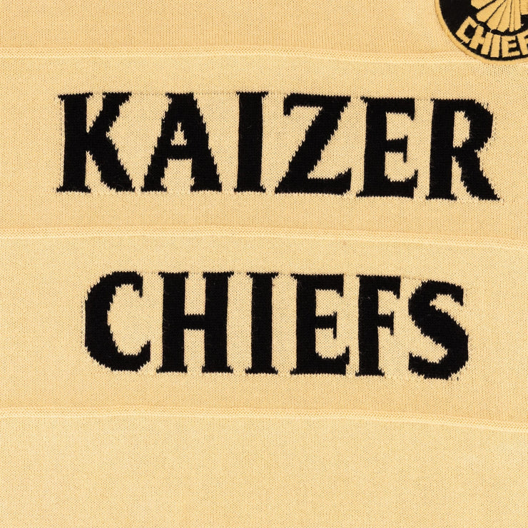 Kaizer Chiefs Long Sleeve Knitted Jersey-Butter