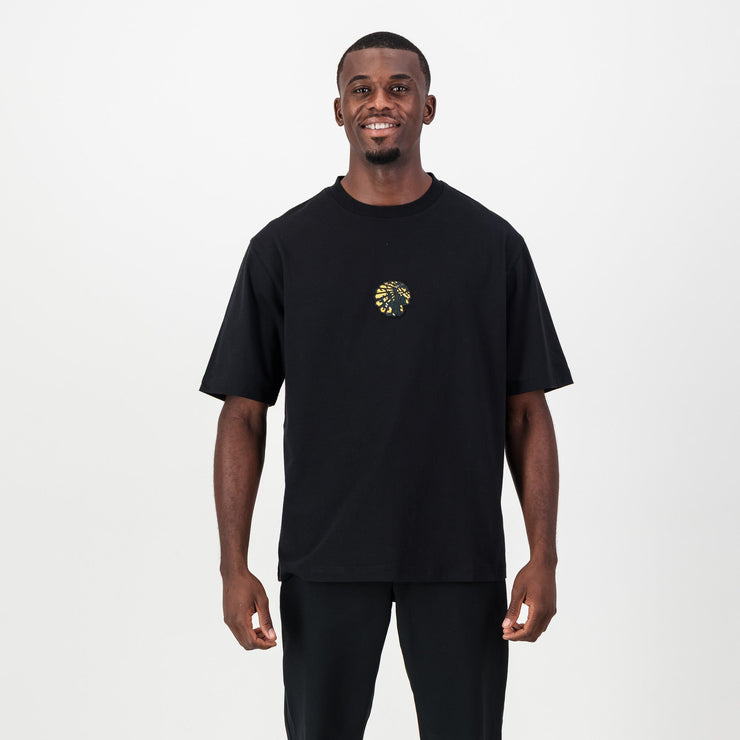 Kaizer Chiefs Pop Art Badge Boxy Tee- Black