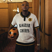 Kaizer Chiefs SS Knitted Jersey-Ivory