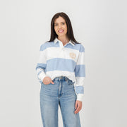 Old School 12X12 YD LS Rugby Jersey-Cloud Dancer