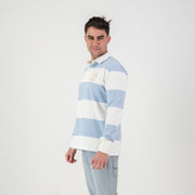 Old School 12X12 YD LS Rugby Jersey-Cloud Dancer