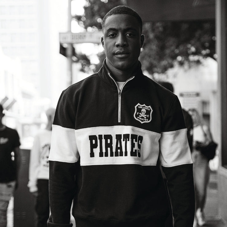 Orlando Pirates Quarter Zip Sweat-Black