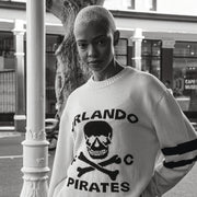 Orlando Pirates Xbone Crew Knit LS Jersey-Ivory
