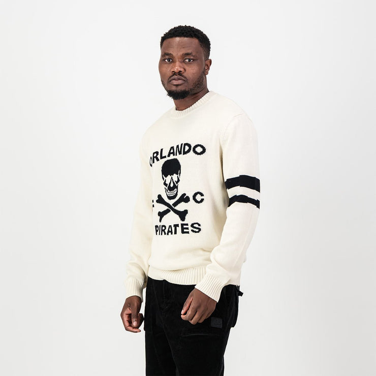 Orlando Pirates Xbone Crew Knit LS Jersey-Ivory