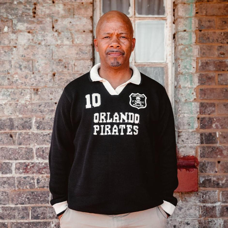 Orlando Pirates Knitted LS Jersey-Black