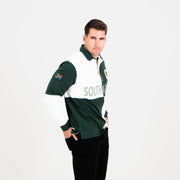SA Supporters Quartered LS Rugby Jersey-OS Green