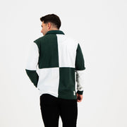 SA Supporters Quartered LS Rugby Jersey-OS Green