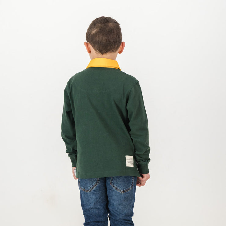 SA Supporters Kids LS Rugby Jersey-OS Green