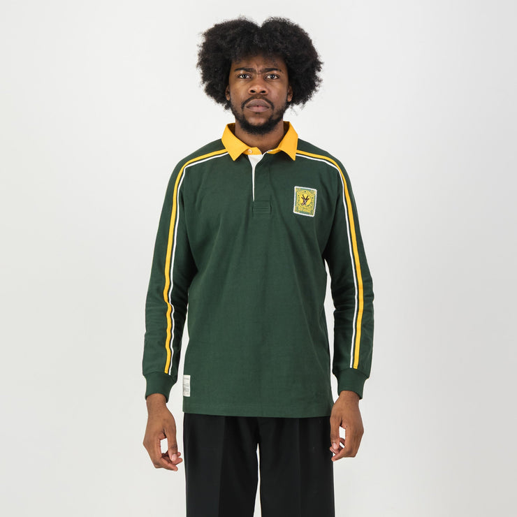 SA Supporters Styled LS Rugby Jersey -OS Green