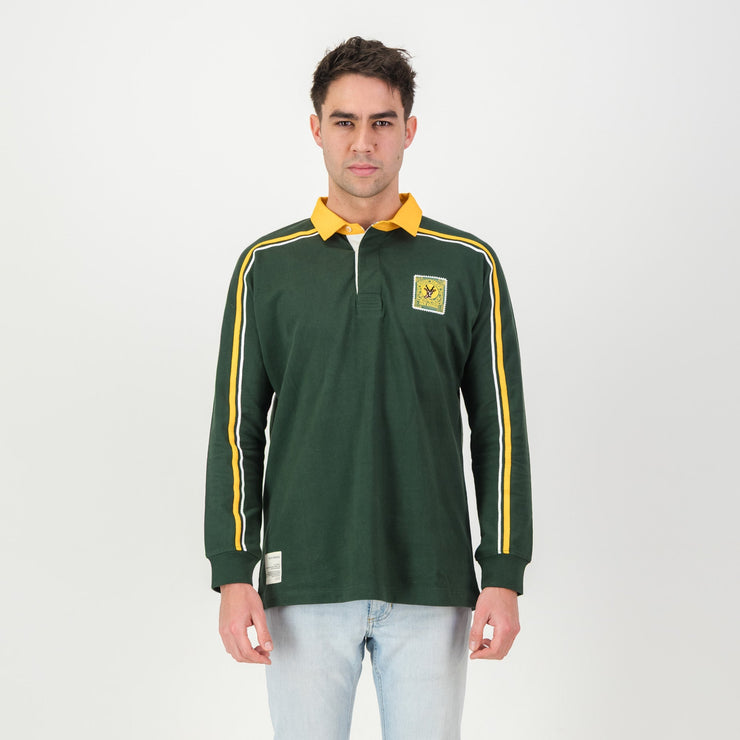SA Supporters Styled LS Rugby Jersey -OS Green