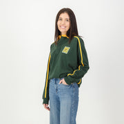 SA Supporters Twill Raglan LS Rugby Jersey-OS Green