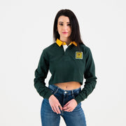 SA Supporters Classic Crop Rugby Jersey-OS Green