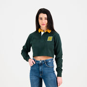 SA Supporters Classic Crop Rugby Jersey-OS Green