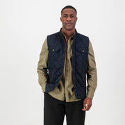 Springboks Barbour Gilet-Navy