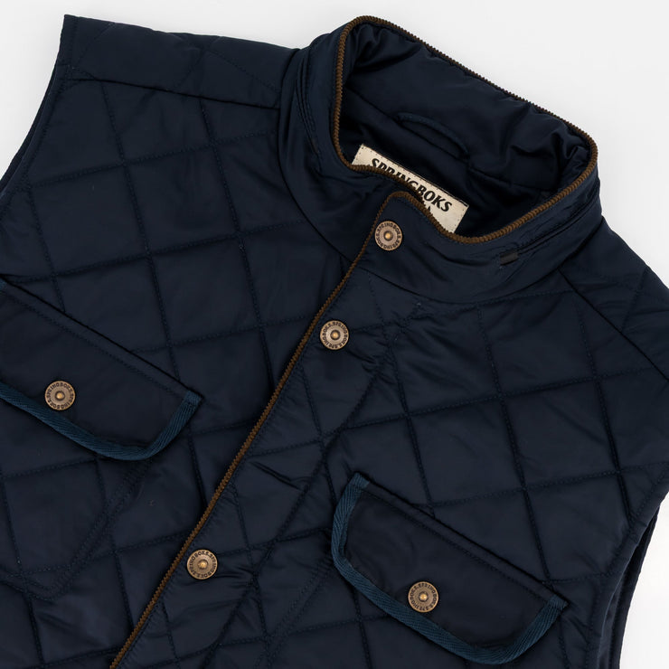 Springboks Barbour Gilet-Navy