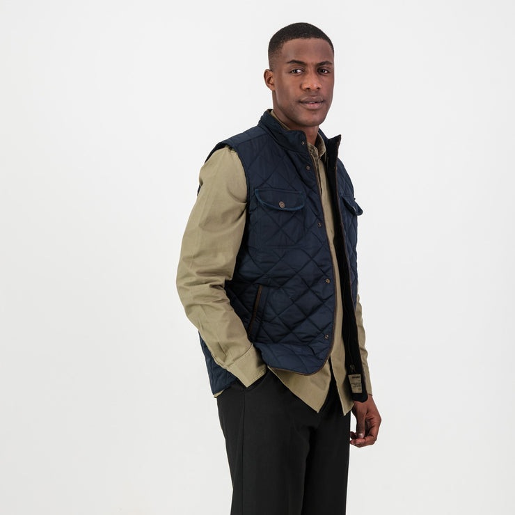 Springboks Barbour Gilet-Navy