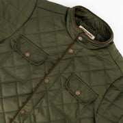 Springboks Barbour Jacket-Forest Green