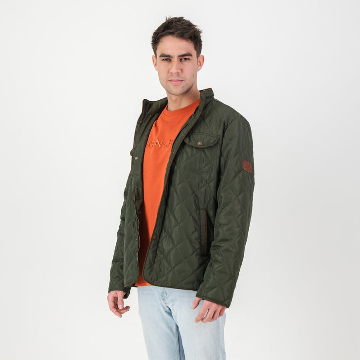 Springboks Barbour Jacket-Forest Green