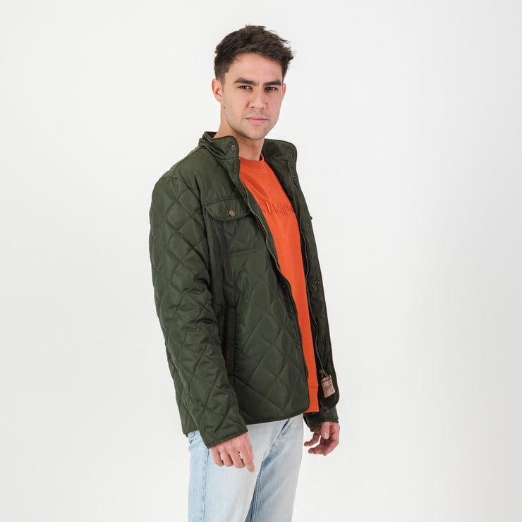Springboks Barbour Jacket-Forest Green