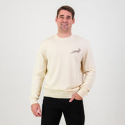 Springboks Faded Bok Crew Neck Knit-Ivory