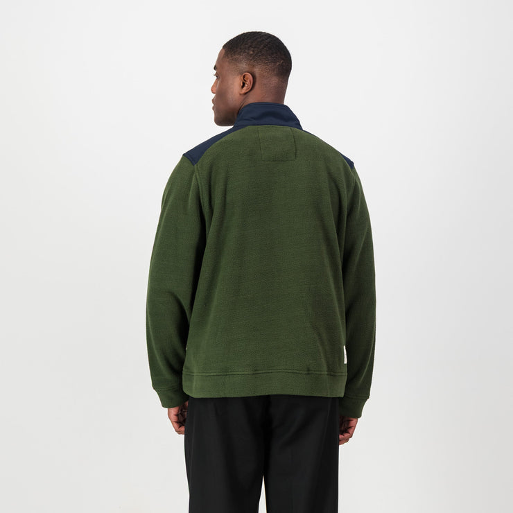 Springboks Fleece Quarter Button Pullover