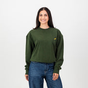 Springboks Classic Hoop Quarter Zip-OS Green