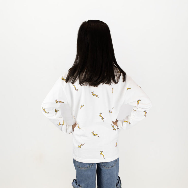 Springboks Kids Bokkies Fleece Sweat-White
