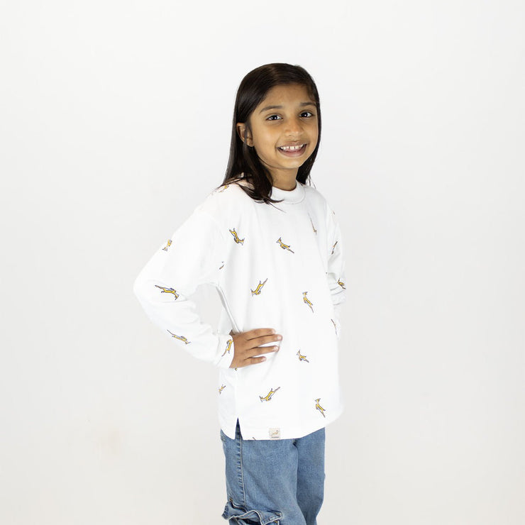 Springboks Kids Bokkies Fleece Sweat-White