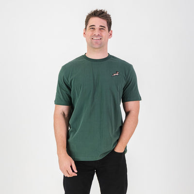 Springboks LC EMB Regular Crew Tee - OS Green