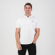Springboks LC SML Badge SS Polo- White