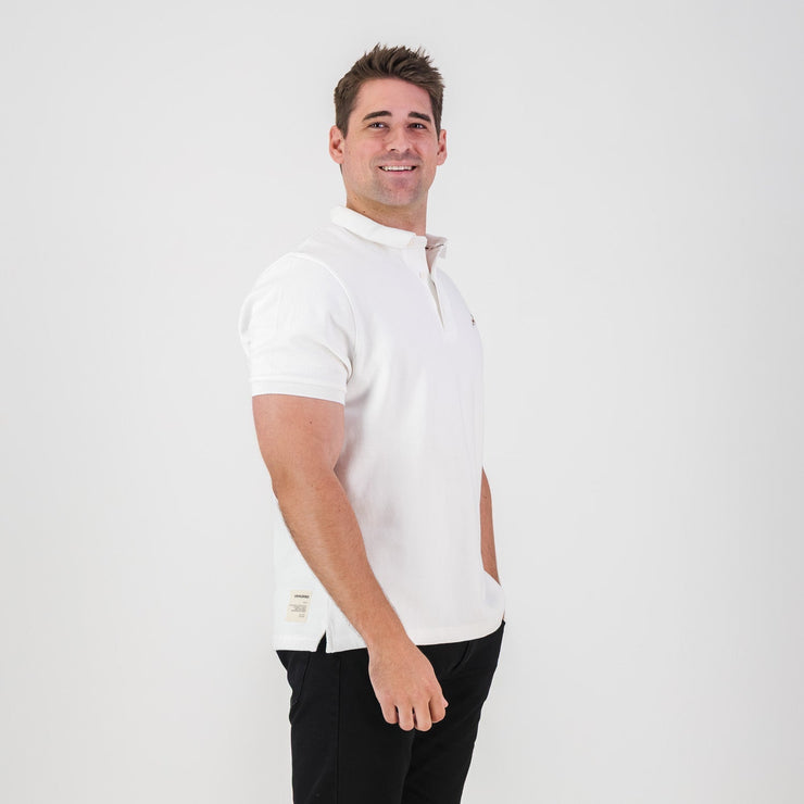 Springboks LC SML Badge SS Polo- White