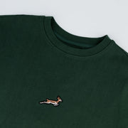 Springboks Nat Badge Boxy Crew Tee-OS Green