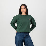 Springboks Nat Badge Crew Neck Sweat-OS Green