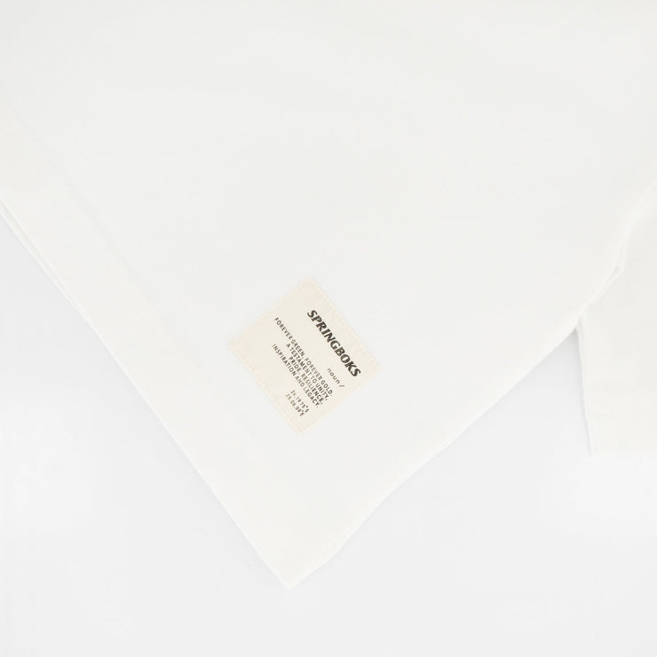 Springboks Pop Badge Ladies Boxy Crew Tee-White