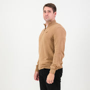 Springboks Quarter Zip Knit-Toffee