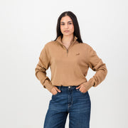 Springboks Quarter Zip Knit-Toffee