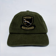 Springboks Shield Dad Cap-Military Olive