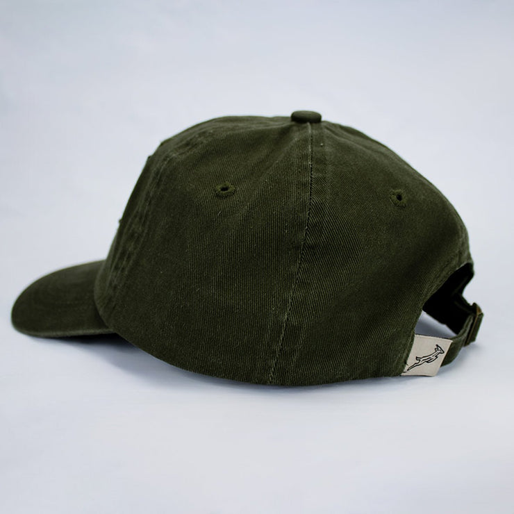 Springboks Shield Dad Cap-Military Olive